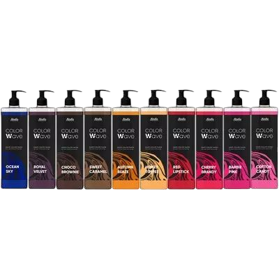Професійний набір відтінкових масок Mirella Professional Color Wave 10 шт по 380 мл