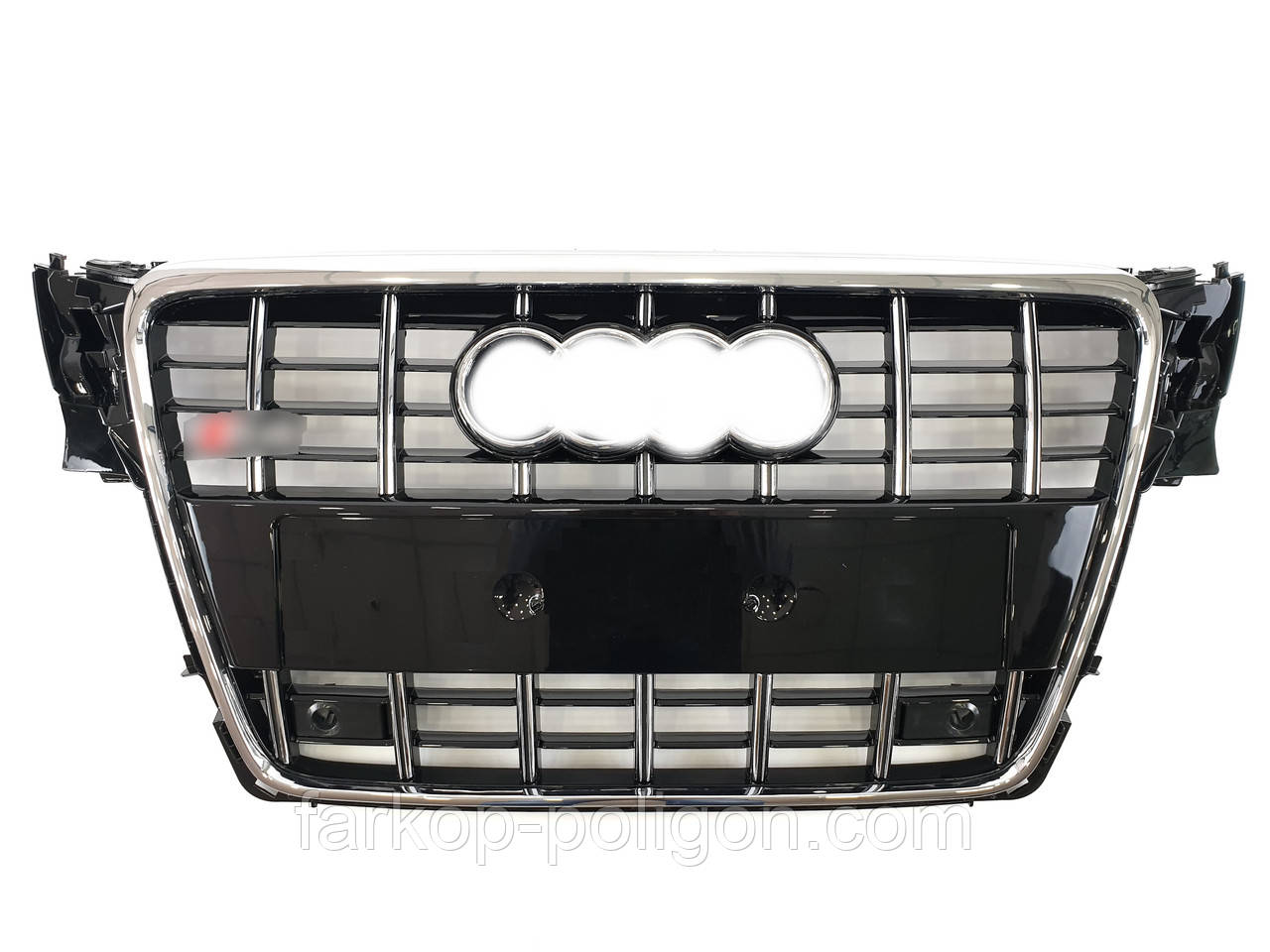 Решітка радіатора Chrome Black ( в стилі S4 ) на AUDI A4 B8 2007-2011 року, фото 1