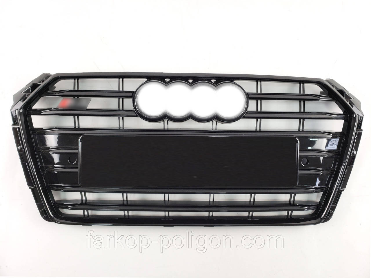 Решітка радіатора Full Black ( в стилі S4 ) на AUDI A4 B9 2015-2019 року, фото 1