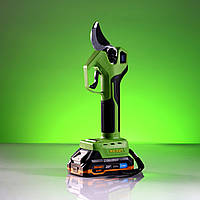 Безщеточный аккумуляторный секатор Procraft ES32Li с экраном (35 мм, 20В, 2 Ач, с 1 Акб, кейс) Садовый секатор