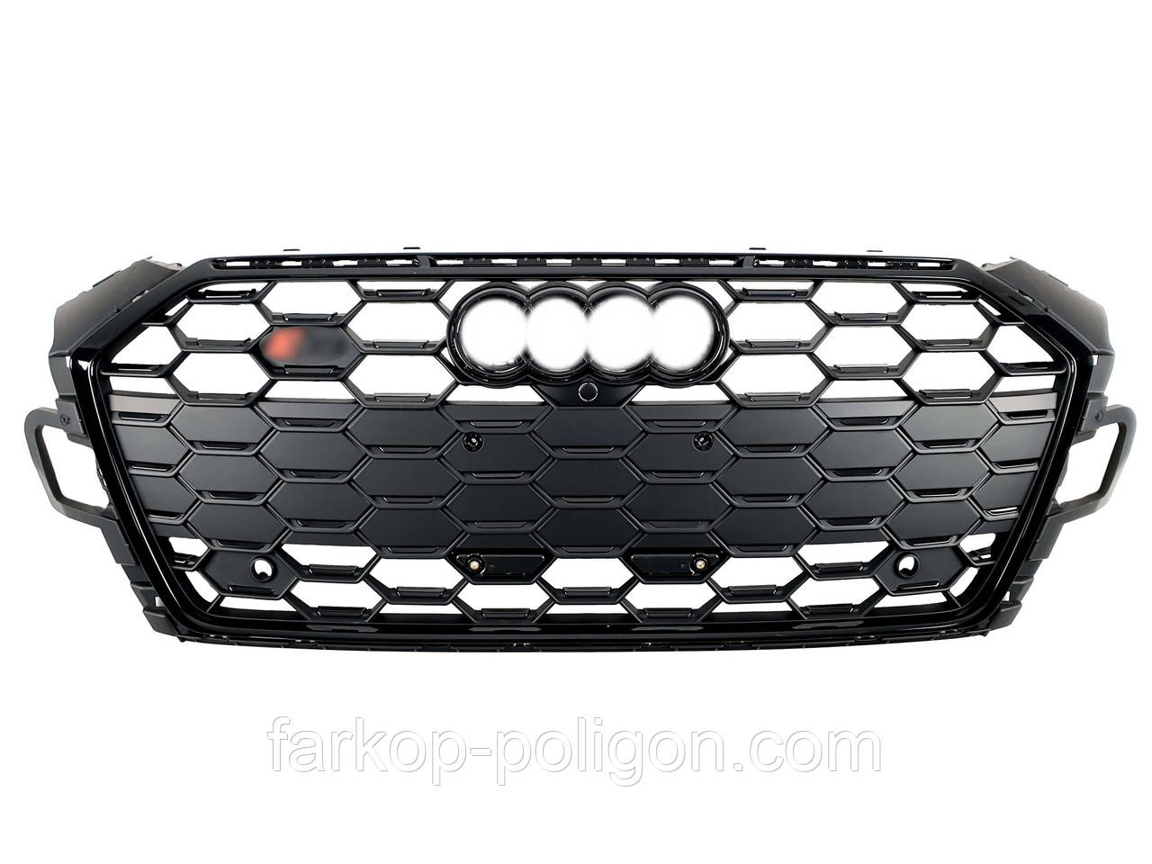 Решітка радіатора Full Black ( Gloss / Matte ) ( в стилі S5 ) на AUDI A5 B9 2020-2023 року, фото 1