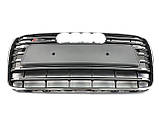 Решітка радіатора Silver Chrome ( в стилі S5 ) на AUDI A5 8T 2011-2016 року, фото 2