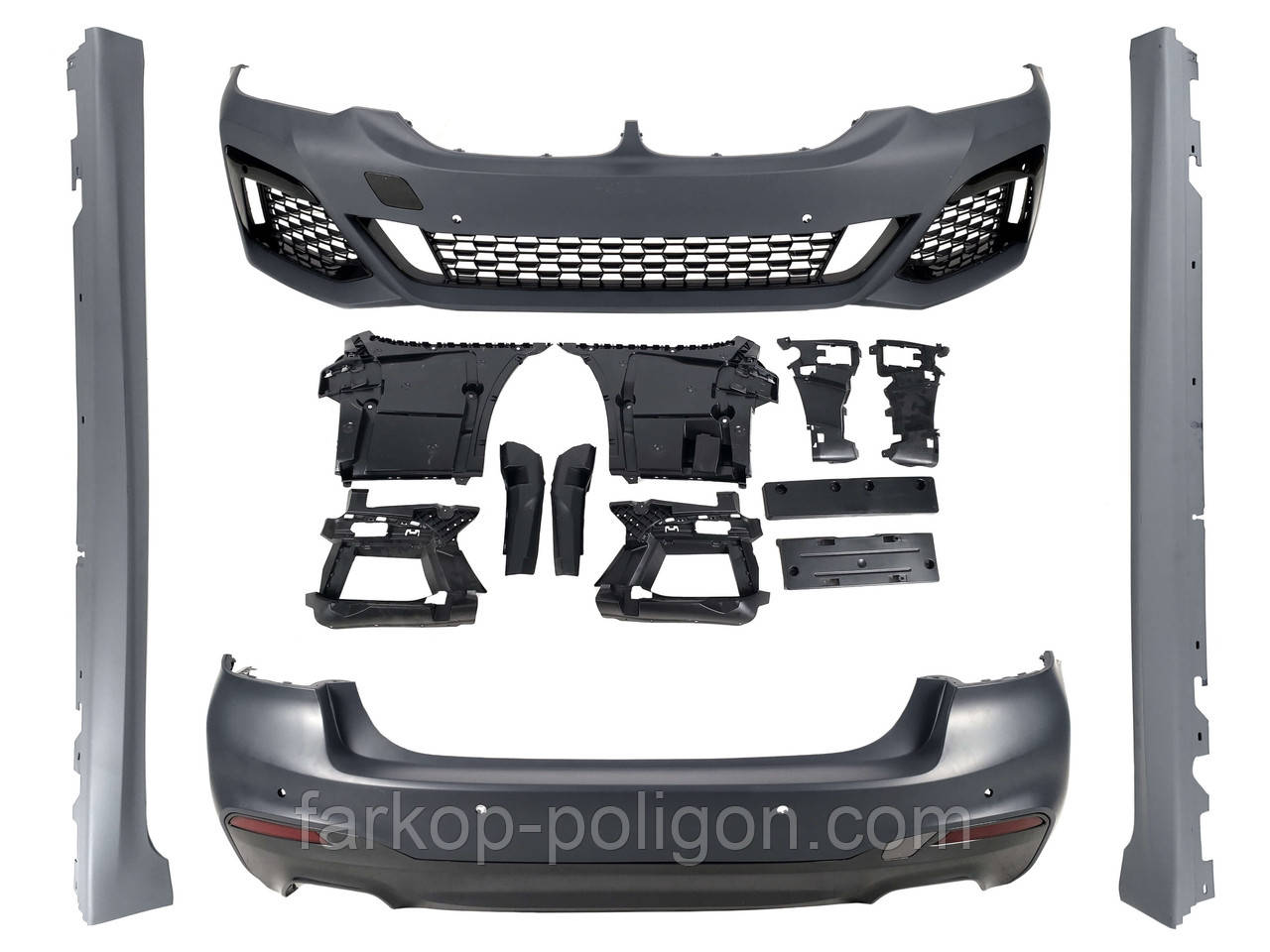 Комплект обвісів ( стиль M Sport Paket Old to New ) на BMW 5 Series G30 / G31 2017-2020 року, фото 1