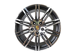R20 Gray + Chrome ( одноширокі ) Диски на Porsche Cayenne 958 2010-2014 року