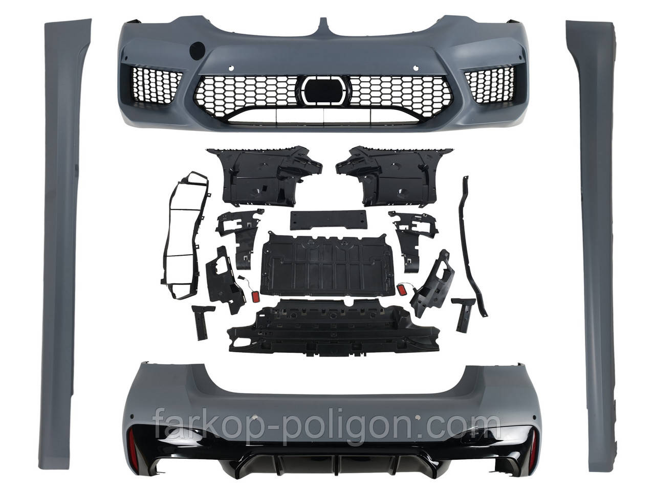 Комплект обвісів  ( стиль M5 F90 ) на BMW 5 Series G30 / G31 2017-2020 року, фото 1