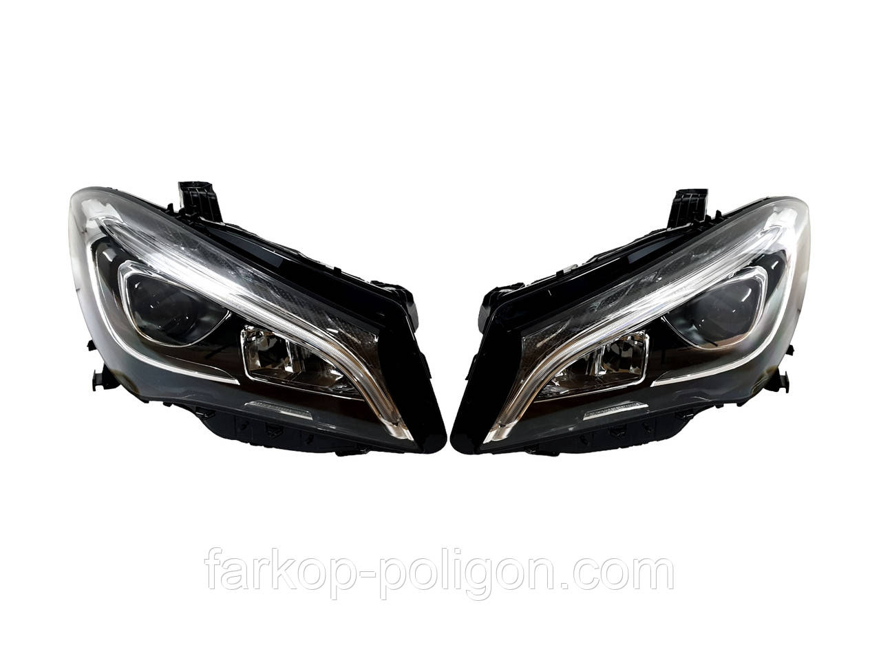 Передні фари  Full LED ( апгрейд з Xenon ) на Mercedes-Benz CLA-Class C117 2017-2019 року, фото 1