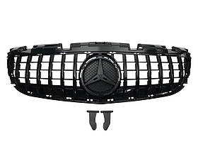 Решітка радіатора  ( GT Full Black ) на Mercedes-Benz SLC-Class R172 2016-2020 року