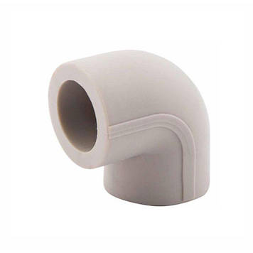 Кут (90) на поліпропіленову трубу 25 мм. SHO