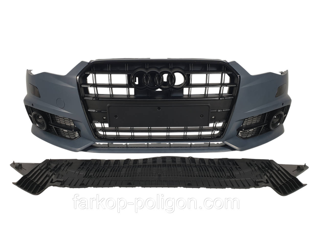 Передній бампер ( S-Line ) V2 на AUDI A6 C7 2014-2018 року, фото 1