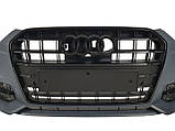 Передній бампер ( S-Line ) V2 на AUDI A6 C7 2014-2018 року, фото 3