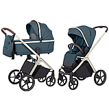 Коляска універсальна 2в1 CARRELLO Vector CRL-6550 Prime Blue Синя, фото 3
