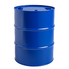 Бочка металева 50 літрів (з вузькою горловиною)