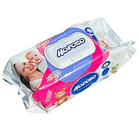Серветки Horoso дитячі вологі антибактеріальні з екстрактом ромашки 120 штук