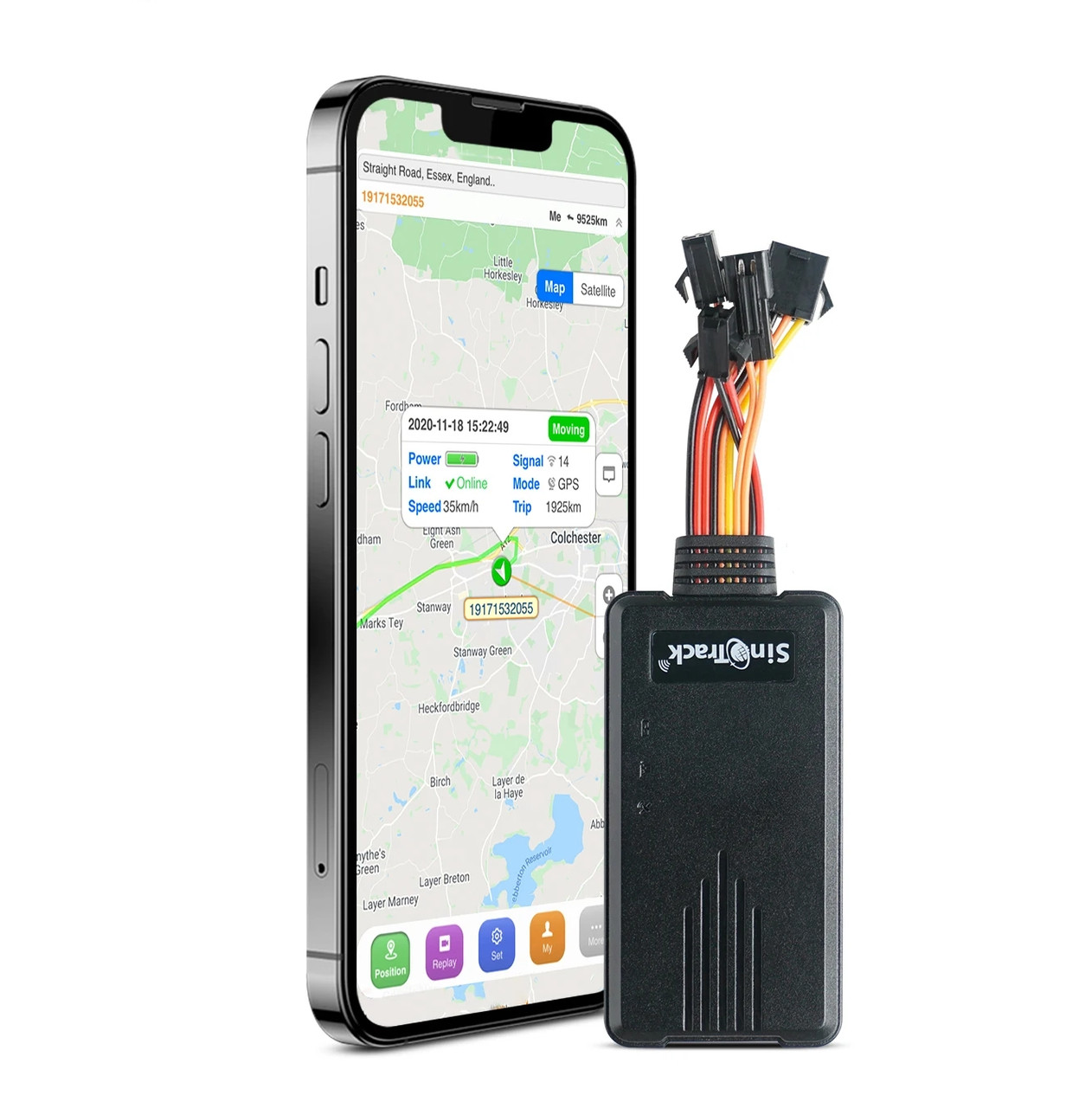 Портативний GPS-трекер SinoTrack ST-906L 4G реле + мікрофон + кнопка SOS, фото 1