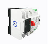 Автомат введення резерву АВР Tomzn TOQ52 2P 125A 220V однофазний автоматичний перемикач з LED DIN рейка 95x128x64 мм, фото 4