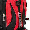 Рюкзак туристичний на 35 літрів червоний чоловічий великий тканинний для ноутбука 17.3" Royal Mountain 7915, фото 6