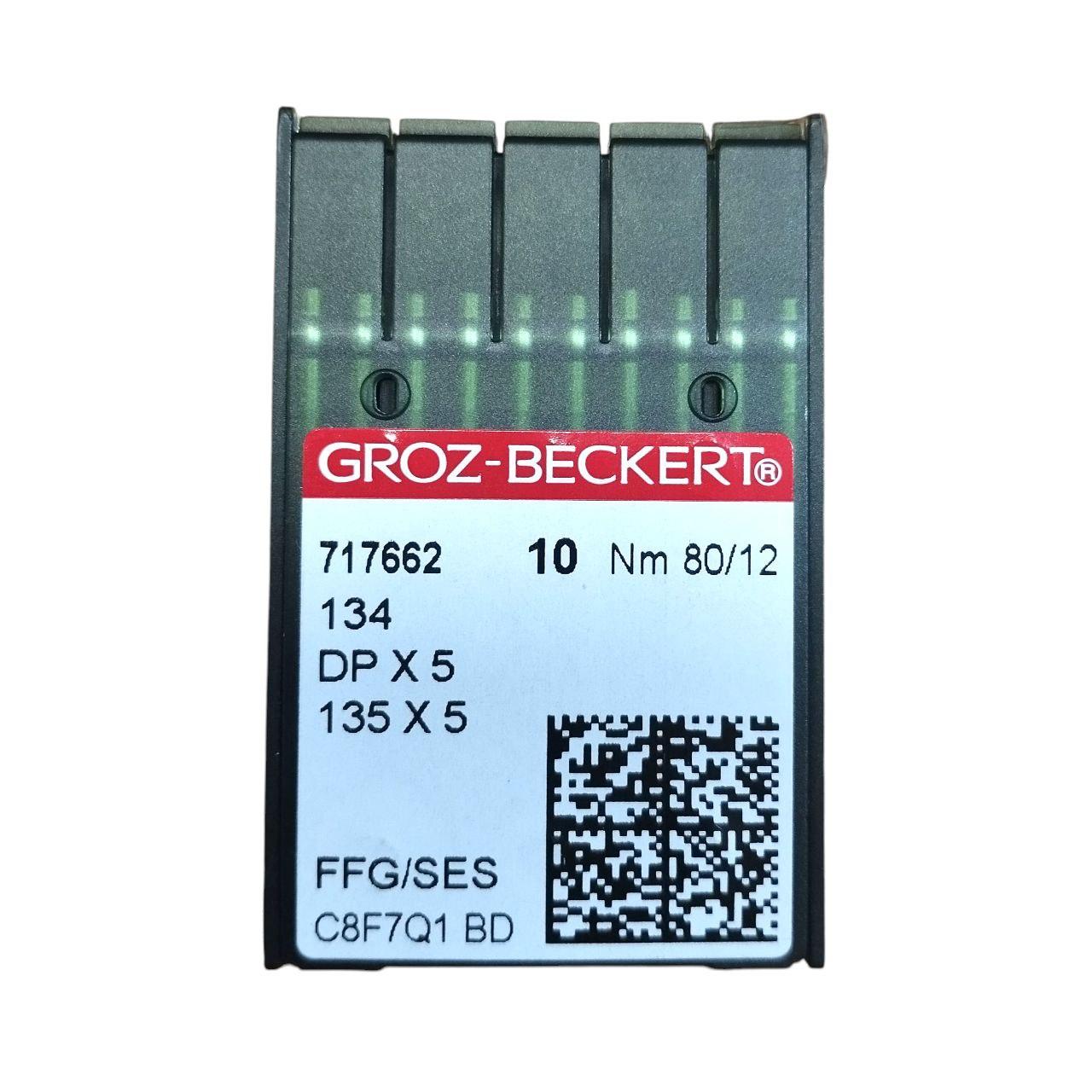 Голки для промислових швейних машин Groz-Beckert DPx5, FFG/SES, №80/12 (7161)