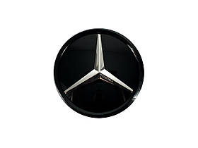Логотипи Chrome Black скляний ( муляж дистроніка ) на Mercedes-Benz V-Class W447 2014-2019 року