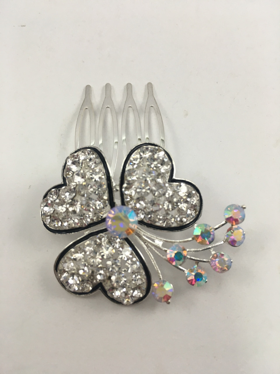 Гребінець для волосся Diadema сріблястий, фото 1