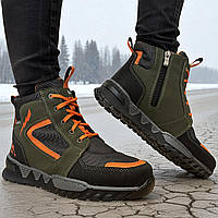 36  р.  Черевики зимові підліткові для хлопчика яскраві (Сгд-5-4)