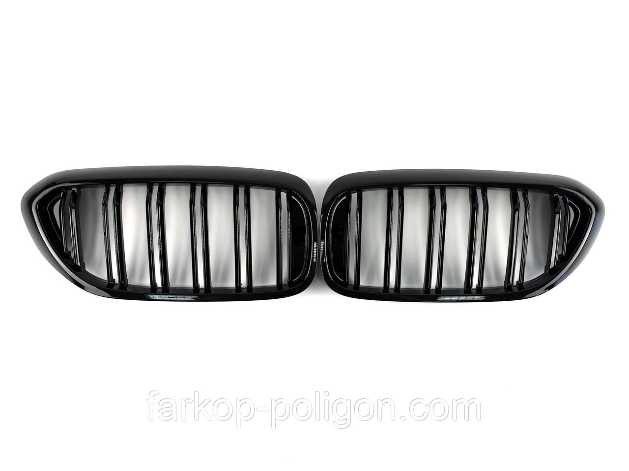 Ніздрі Чорний глянець ( Подвійні M-Look ) Китай на BMW 5 Series G30 / G31 2017-2020 року, фото 1