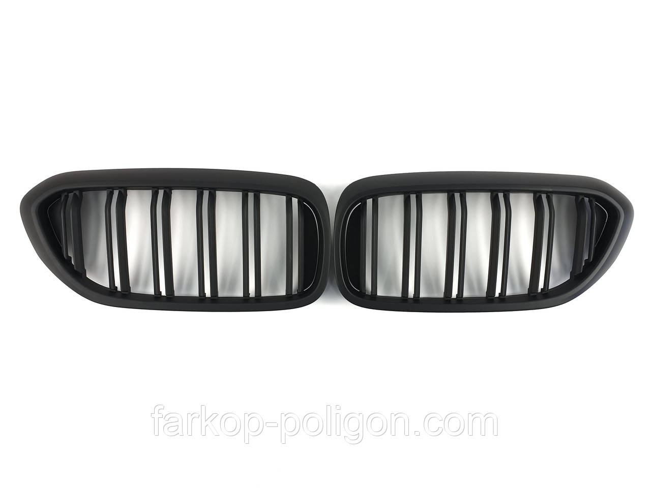 Ніздрі Чорний мат ( Подвійні M-Look ) на BMW 5 Series G30 / G31 2017-2020 року, фото 1