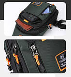 Новий стиль Барсетка сумка-слінг на груди для плече Унісекс ОПТ, фото 10