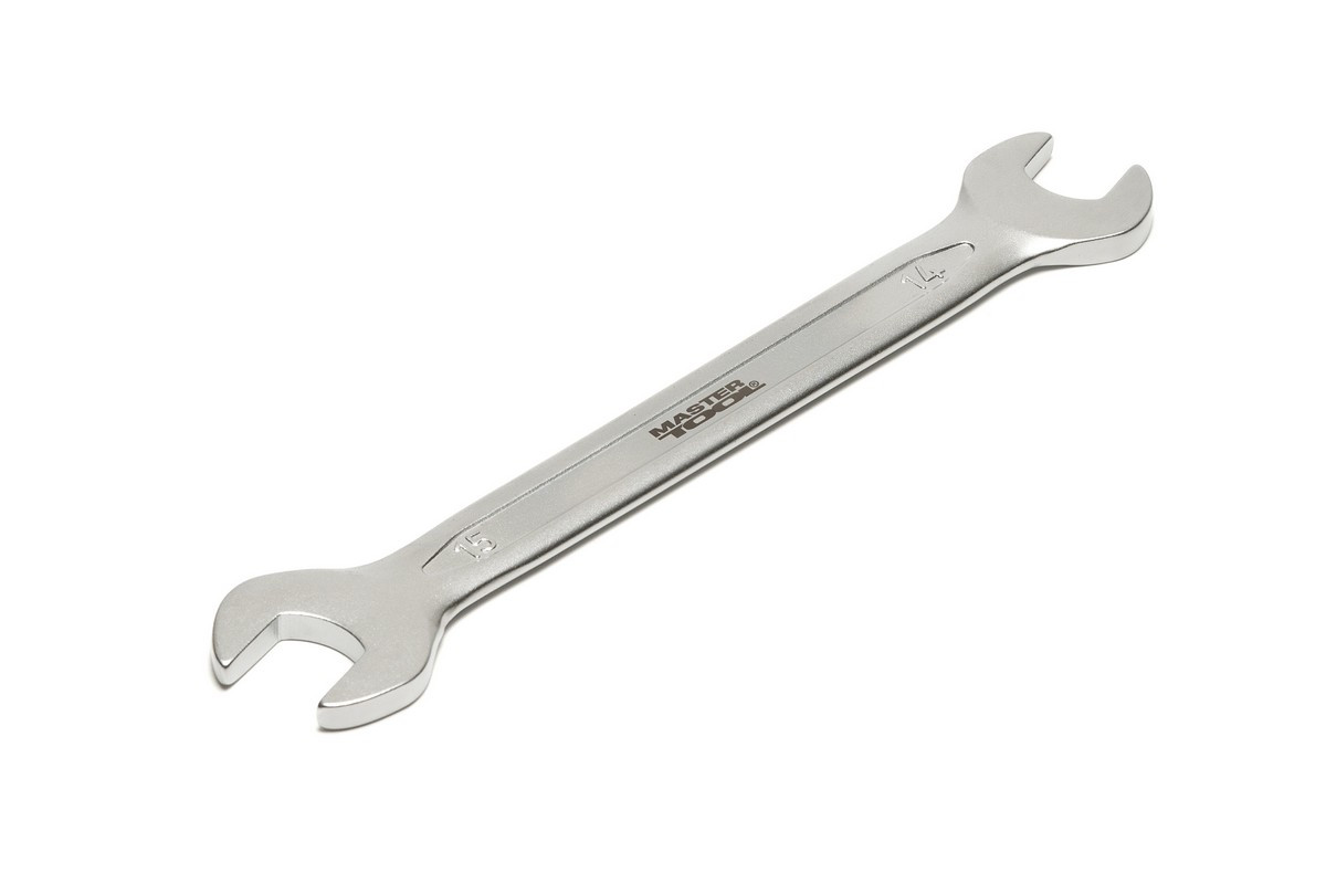 Ключ ріжковий MASTERTOOL COLD STAMPED 14х15 мм CrV DIN3110 SS 70-1415, фото 1