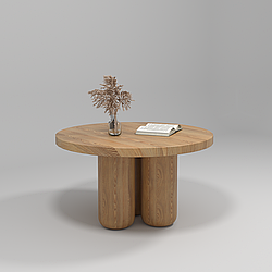 Журнальний стіл "Флора" з натуральної деревини ясеня