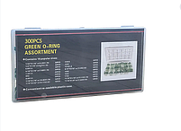 Набір зелених ущільнювальних кілець (Green O-Ring) — 300 шт. /18 розмірів, фото 4