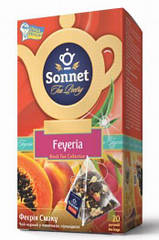Чай чорний Sonnet Feyeria з ароматом персика 20 пірамідок