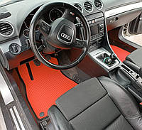 EVA ЕВА Коврики в Авто и Багажник для Audi A4 B7 Автоковрики в салон Ауди А3 А6 А6 Q5 Q7 E-Tron
