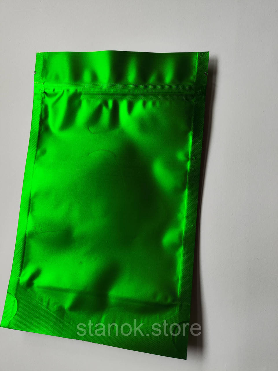 Дой-пак 130х200 (100г) зелений + zip-замок дно (32+32), фото 1