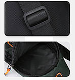 Новий стиль Барсетка сумка-слінг на груди для плече Унісекс ОПТ, фото 10