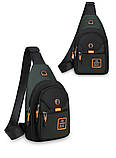 Новий стиль Барсетка сумка-слінг на груди для плече Унісекс ОПТ, фото 2