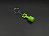 Брелок-підвіска для ключів сумки рюкзака 3D Поршень салатовий. 42х16мм, фото 3