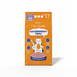 Гігійнічний наповнювач Modes PetSanit Tofu (Модес ПетСаніт лаванда) 6л./2,6кг.