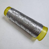 Нитка металізована, колір срібло, 220 м