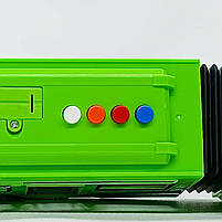 Трамвай іграшковий зі звуком 41 см — українська озвучка, світло, двері, арт. 60147/1-green, фото 6