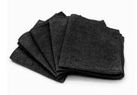 Серветка мікрофібра супер 35*35 5 шт/уп чорна