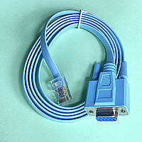 Кабель штекер RJ45 на гніздо DB9 (мама), довжина 1,5 м