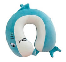 М'яка подушка-підголівник для шиї дорожня рогалик ортопедична для подорожей меморі.