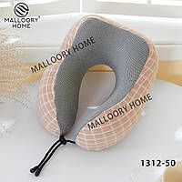 М'яка подушка-підголівник для шиї дорожня рогалик ортопедична для подорожей меморі.