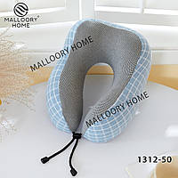 М'яка подушка-підголівник для шиї дорожня рогалик ортопедична для подорожей меморі.