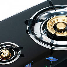 Газова плита AYGAZ 972 настільна 3 конфорки (скло) (JS), фото 4