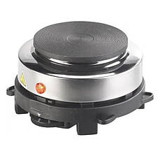 Настільна багатофункціолнальна електро-плита з чавунною поверхі AD-500W/1650 (JS), фото 3