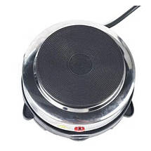 Настільна багатофункціолнальна електро-плита з чавунною поверхі AD-500W/1650 (JS), фото 4