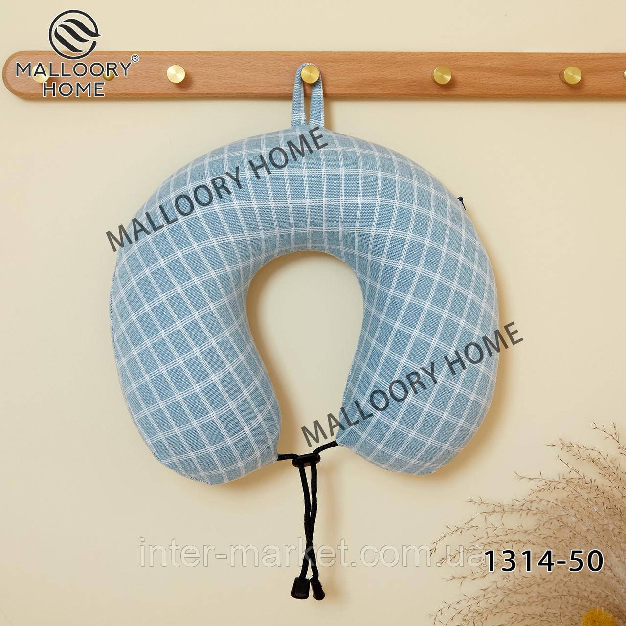 М'яка подушка-підголівник для шиї дорожня рогалик ортопедична для подорожей меморі., фото 1