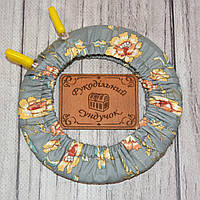 Чохол для п'ялець Nurge 126 мм Жовто-гарячі квіти на сірому