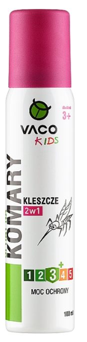 Спрей Vaco Kids від комарів та кліщів, 100мл, фото 1